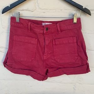 Madewell Rose Denim Shorts